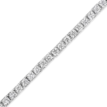 14K White Gold 3.0Ctw Miracle Set Lab Grown Diamond Illusion 7"
Bracelet(F-G Color, VS2-SI1 Clarity)