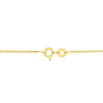 14K Yellow Gold 1/4ctw Round-Cut Diamond 7 Stone Floral Cluster 18"
Pendant w\chain