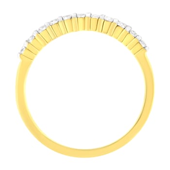 10K Yellow Gold IGI Certified 1/4ctw Diamond Band Style Ring (I-J Color,
I2-I3 Clarity)