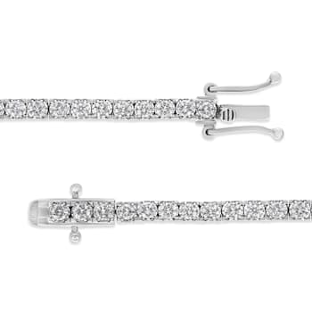 14K White Gold 3.0Ctw Miracle Set Lab Grown Diamond Illusion 7"
Bracelet(F-G Color, VS2-SI1 Clarity)