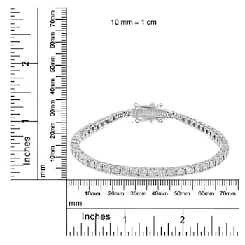 14K White Gold 2.0Ctw Miracle Set Lab Grown Diamond Illusion 7"
Bracelet(F-G Color, VS2-SI1 Clarity)