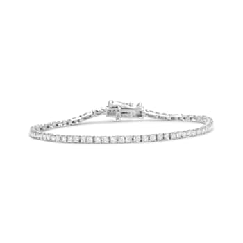 2.00ctw Round White Diamond 10K White Gold Tennis Bracelet
