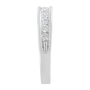 18K White Gold Round-Cut Diamond Ring (1/2ctw, H-I Color, SI2-I1 Clarity)
