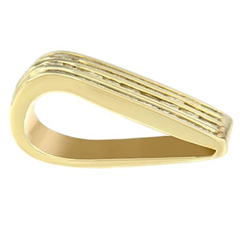 14K Yellow Gold 2 1/3ctw Princess Cut Diamond Block Pendant With Chain
(H-I, SI1-SI2)