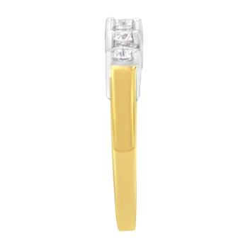 14K Yellow Gold 5 Stone Diamond Ring (1 cttw, H-I Color, SI1-SI2 Clarity)