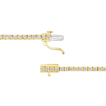 14K White Gold 2.0 Cttw Lab Grown Diamond 7.25" Classic Tennis
Bracelet (F-G Color, VS2-SI1 Clarity)