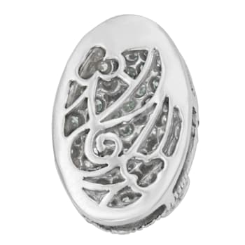 14K White Gold 1 1/10ctw Round Cut Treated Blue Diamond Fashion Pendant
w\chain(H-I, I1-I2)