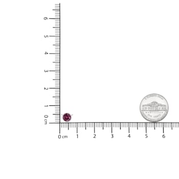Sterling Silver Bezel Set 3.5mm Created Amethyst Gemstone Solitaire
18" Pendant Necklace