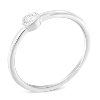 0.05ctw Diamond Accent Sterling Silver Ring