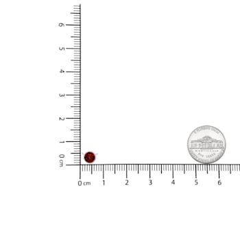 Sterling Silver Bezel Set 3.5mm Created Red Ruby Gemstone Solitaire
18" Pendant Necklace