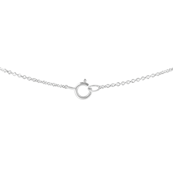 14k White Gold 1/4ctw Lab Grown Heart Shape Diamond Solitaire Necklace
(E-F Color, SI1-SI2 Clarity)