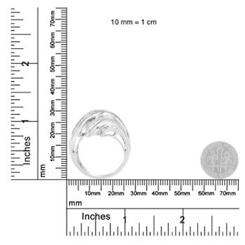 10K White Gold Round and Baguette Cut Diamond Channel Ring (3/4 Cttw,
H-I Color, SI2-I1 Clarity)