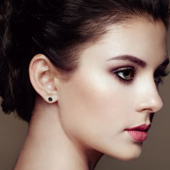 2.00ctw Round-Cut Black Diamond Sterling Silver Classic Stud Earrings