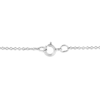 .925 Sterling Silver Prong-Set Diamond Accent Starfish Pendant Necklace
- Size 18"