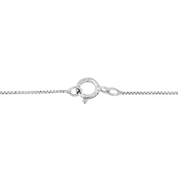 Sterling Silver 1/4ctw Diamond Open Heart Twisted Awareness Ribbon
18" Pendant with Chain