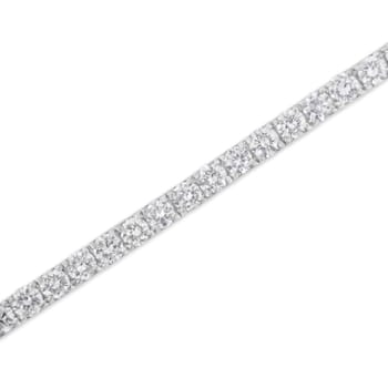 IGI Certified 7.0 Cttw Diamond 14K White Gold Classic 7” Tennis Bracelet
(H-I Color, I1-I2 Clarity)