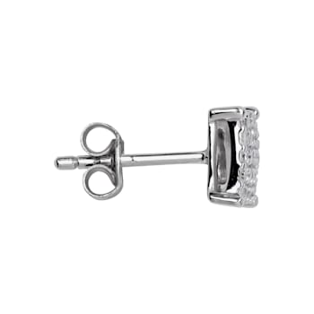 10K White Gold .25ctw Diamond Stud Earrings