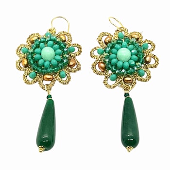Dahlia Agate Earrings