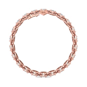 18K Rose Gold Lab Grown Diamond Bracelet