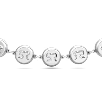 14K White Gold Lab Grown Diamond by the Yard 20 Inch Station Necklace
