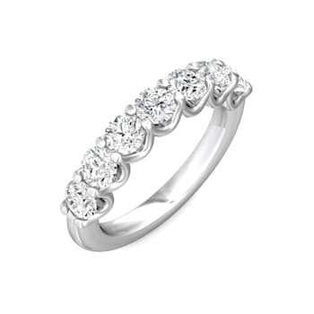 Lab Grown Diamond 7 Stone Shared Prong Band