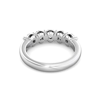 Lab Grown Diamond 5 Stone Shared Prong Band