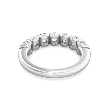 Lab Grown Diamond 7 Stone Shared Prong Band