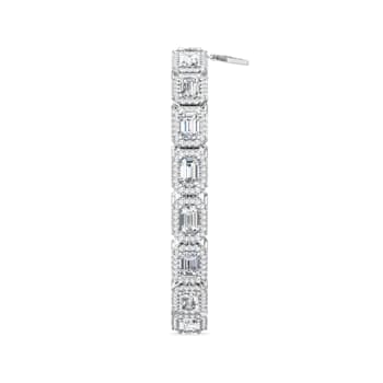 18K White Gold Lab Grown Diamond Bracelet