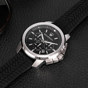 Maserati Dress style watch with silicone band