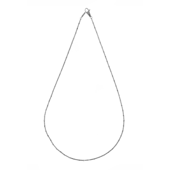 Chimento 18K Bamboo Classic Necklace in white gold