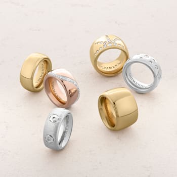 18kt Brio ring in white gold with .044ct of diamonds