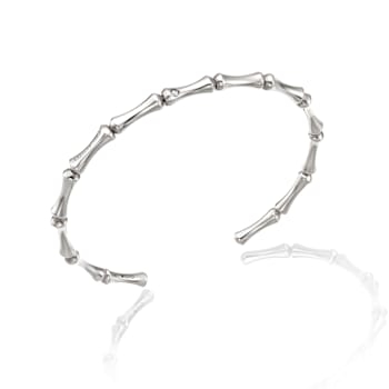 Shop 14K White Gold Diamond Toggle Bracelet