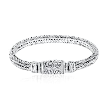 Balinese Artisan 925 Sterling Silver Bracelet