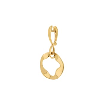 Anniversary100 small pendant earrings in yellow gold 18k