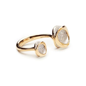 Atolli "Toi et Moi" ring in yellow gold 18kt and white
diamonds 0,29 ct