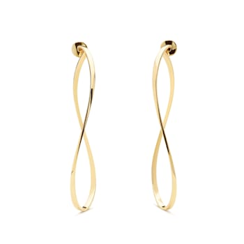 Siracusa earrings XXL in yellow solid gold, 18kt