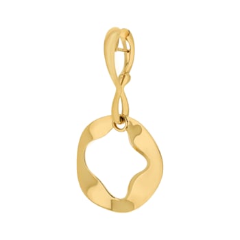 Anniversary100 medium pendant earrings in yellow gold, 18kt