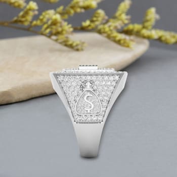 Dazzlingrock Collection Mixed Shapes White Diamond "MOB" Ring
4.40ctw in 18K White Gold