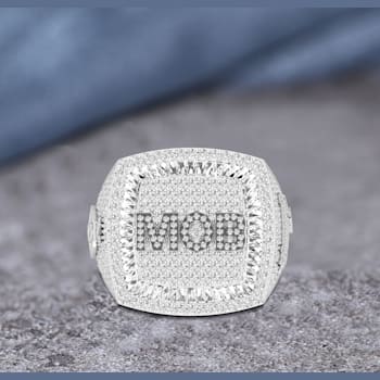 Dazzlingrock Collection Mixed Shapes White Diamond "MOB" Ring
4.40ctw in 18K White Gold