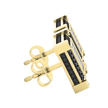 Dazzlingrock Collection 0.12ctw White Diamond Stud Earrings in 18K
Yellow Gold in Push Back