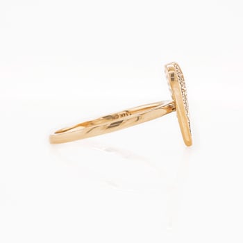 0.19 Ctw Diamond Ring in 14K YG