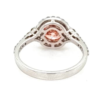 1.43 Ctw CVD Pink Diamond and 0.43 Ctw White Diamond Ring in 14K WG