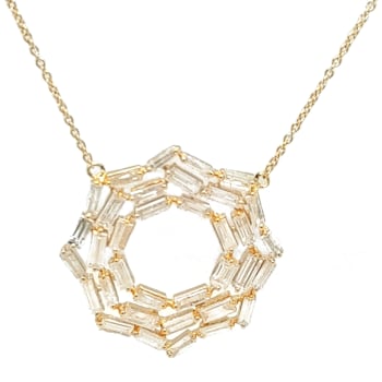 1.90 Cts Diamond Necklace in 14K YG