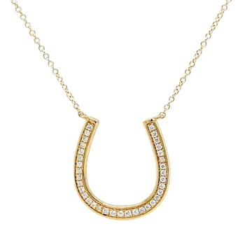 0.11 Ctw Daimond Necklace in 14K YG