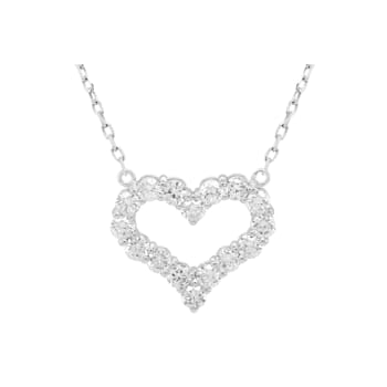 2.04 Ctw Lab Grown White Diamond Necklace in 14K WG
