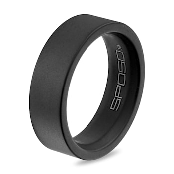 Tungsten Black Ion Plating Sandblast finish Mens Band