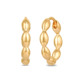 MFY x Anika Yellow Gold over Sterling Silver Hoop Earrings