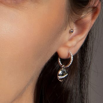 MFY x Anika Sterling Silver with 3/8 Cttw Lab-Grown Diamond Earrings