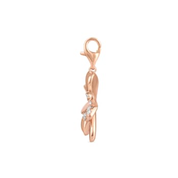 MFY x Anika 18K Rose Gold Over Sterling Silver with 1/6 Cttw Lab-Grown
Diamond Charms