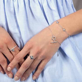 MFY x Anika Sterling Silver with 1/10 cttw Lab-Grown Diamond Bracelet